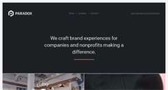 Desktop Screenshot of paradoxcreates.com